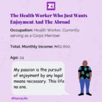 The Health Worker Chasing Enjoyment And The Abroad