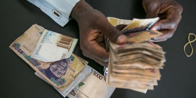Naira notes counted ask partner for money