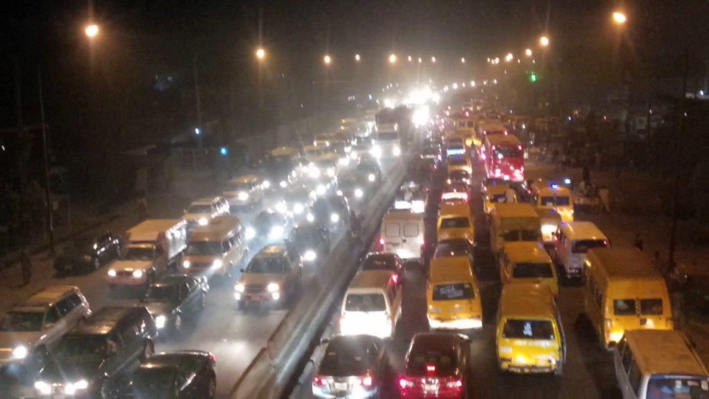 Lagos traffic Valentine's ZiKoko