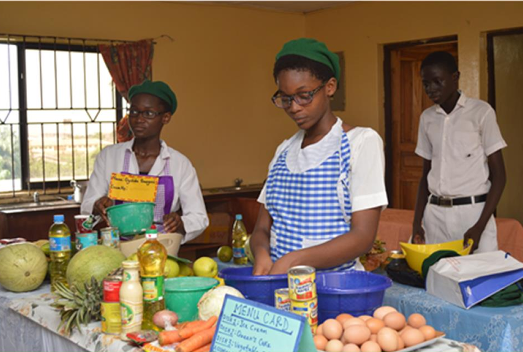 Home economics practicals secondary school in Nigeria