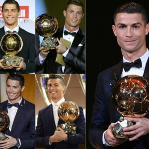 Ronaldo's 5th Ballon d'or.