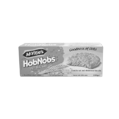 What's the main colour on this classic pack of HobNobs?