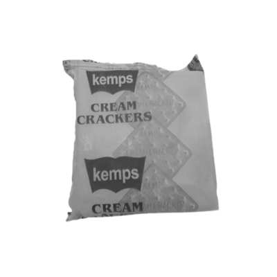 What's the main colour on this pack of Kemps cream crackers?