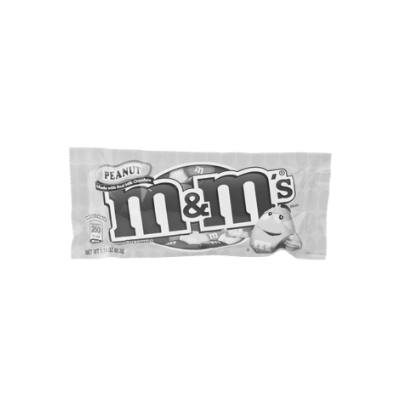 What's the main colour on this pack of peanut m&m's?