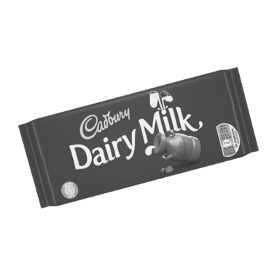 What's the main colour on this pack of Dairy Milk chocolate?