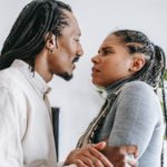 man and woman in a toxic relationship