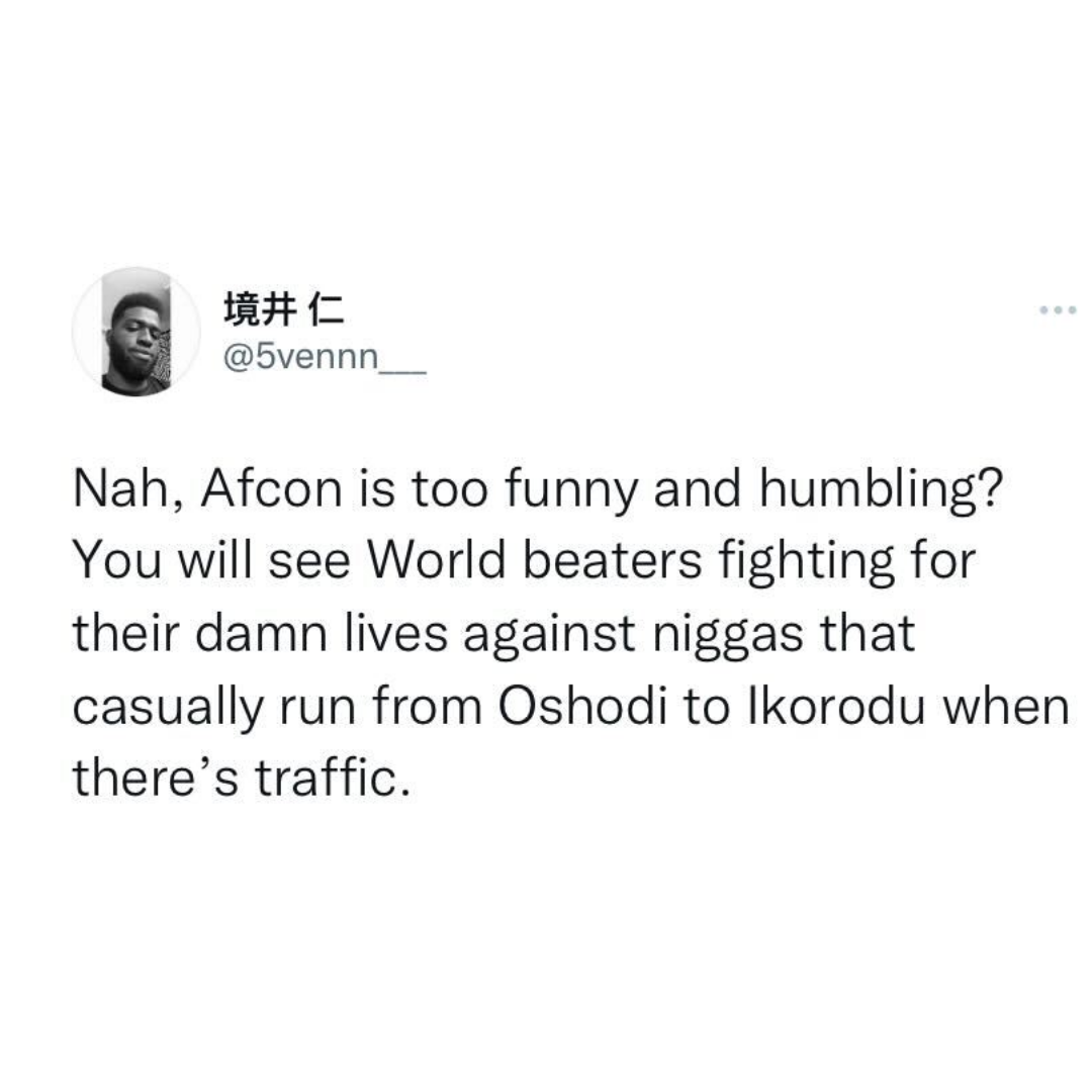 These Hilarious AFCON Tweets Prove That Football Twitter Is Undefeated