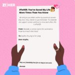 #ToHER: You’ve Saved My Life More Times Than You Know