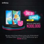 Get Up to ₦300,000 of Pocket Money Allowance in the Infinix End of Summer Promo