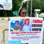 #EndSARS: Chijioke Iloanya’s Sister Starts Solo Protest in Abuja