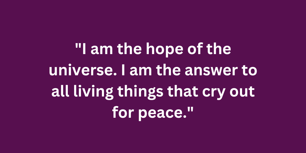 Which villain boasts of his own grandeur with this line?