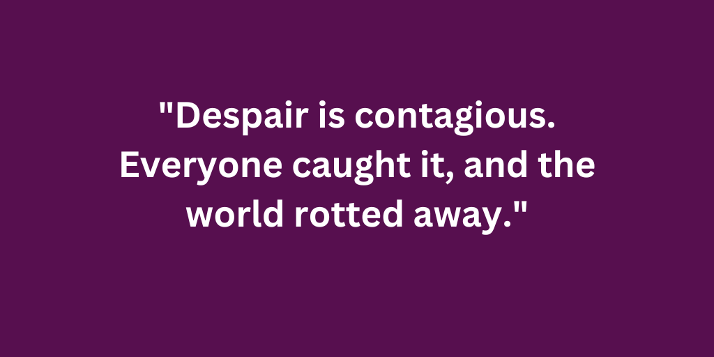 Which character said this?