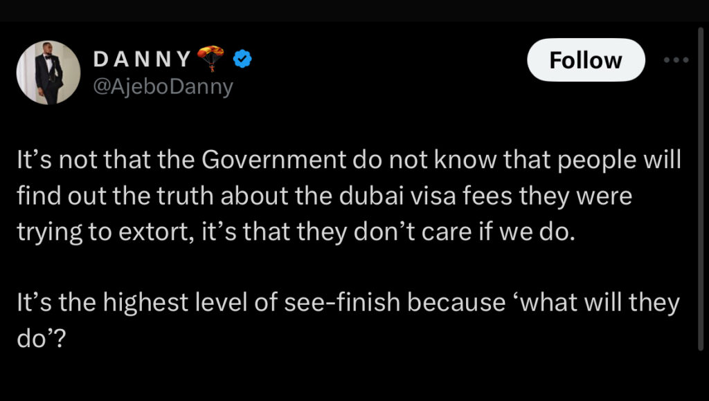 Dubai Visa Ban: Is the Government Trying to Fleece Nigerians?