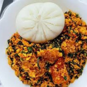 Pounded Yam and Egusi