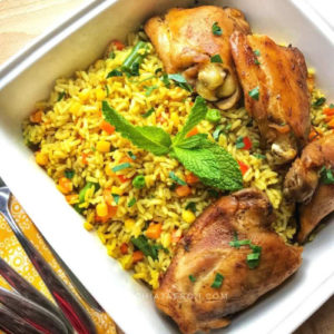 Fried Rice and Chicken