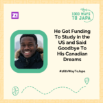 He Got Funding to Study in the US and Said Goodbye to His Canadian Dreams