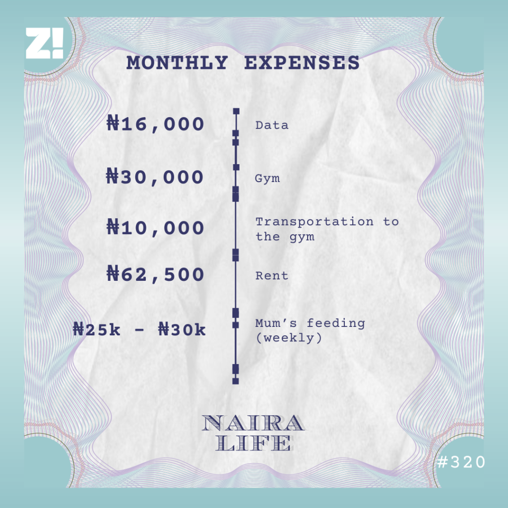 NairaLife #320 monthly expenses