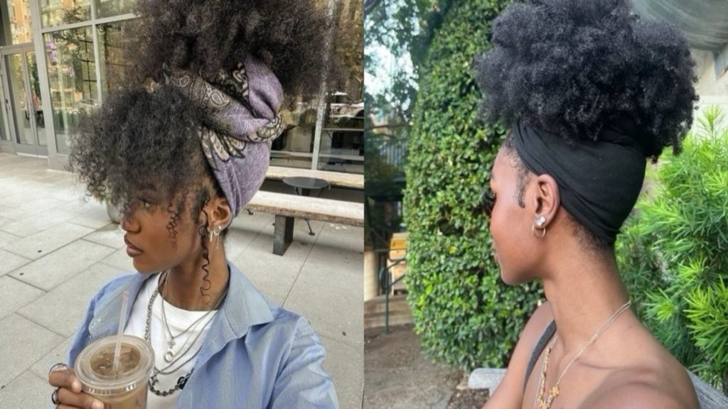 Afro with a Wrap