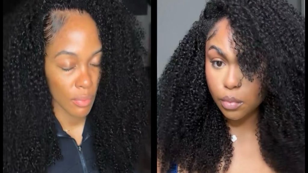 Weaving with Kinky Curly Closure