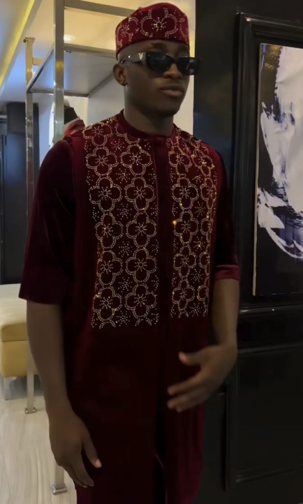 Man Wearing African Prince-Inspired Senator Design Senator