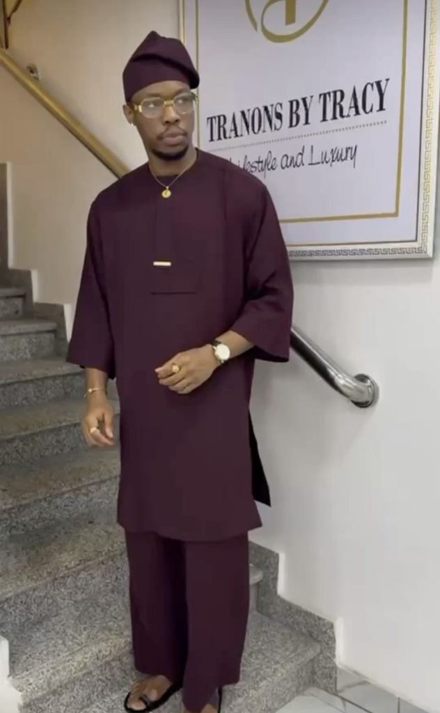 Man Wearing Prestige Set Senator Design