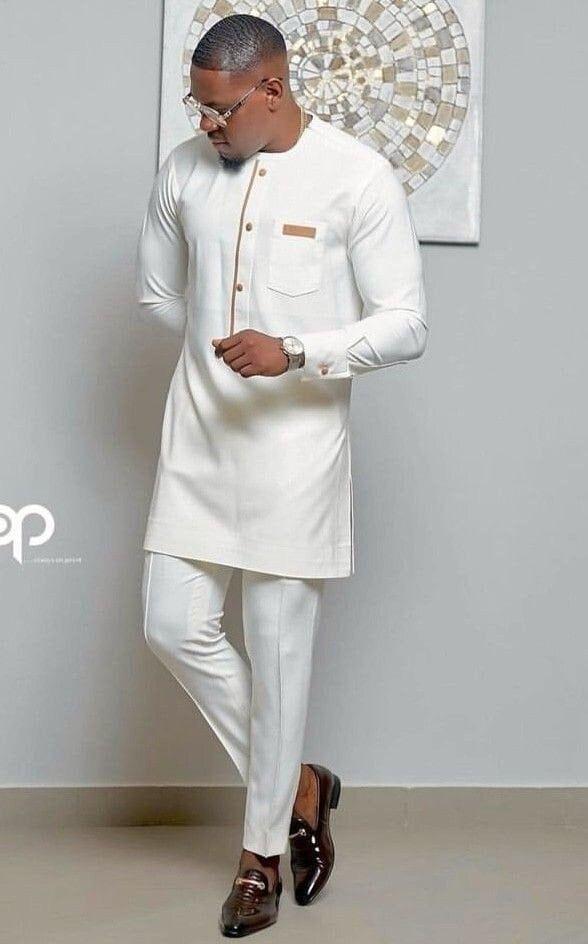 Man Wearing The Polished Panel Senator Design