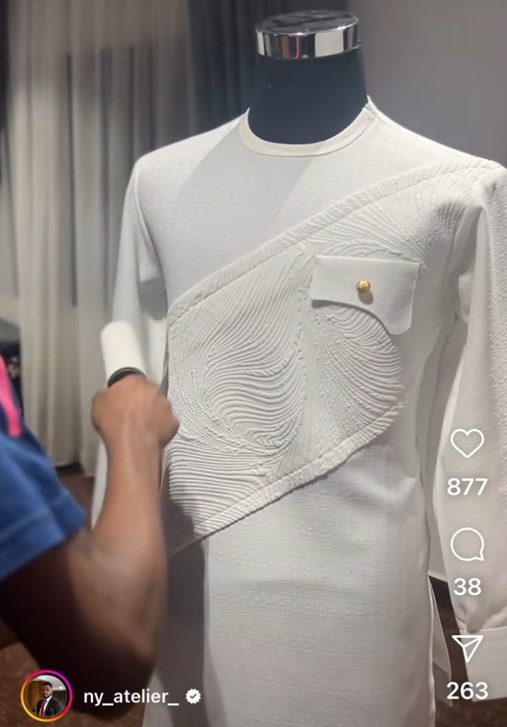 Man Wearing Sculpted Wave Senator Design