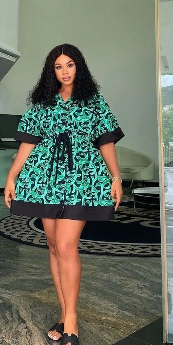 Lady Wearing a Cinched Boubou