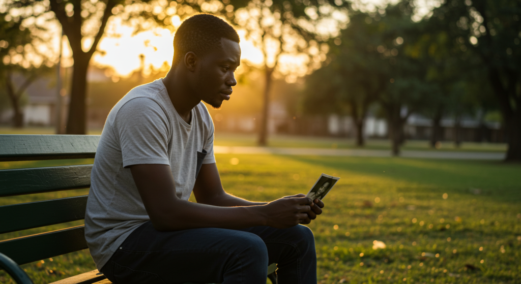 Man thinking of “I Miss You” Messages
