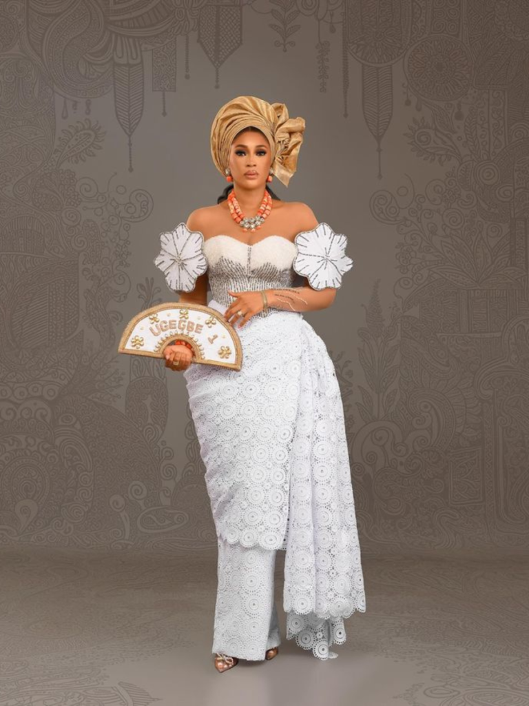 beautiful white lace flower arms style