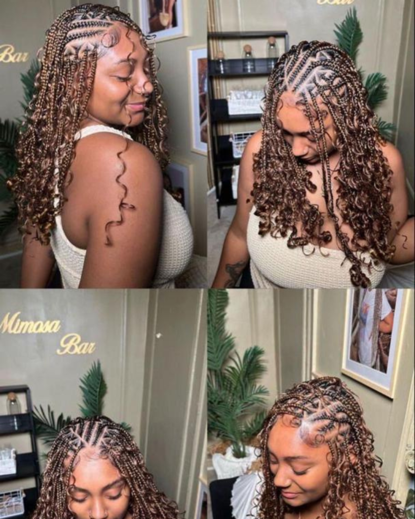 Fulani Flip Braids