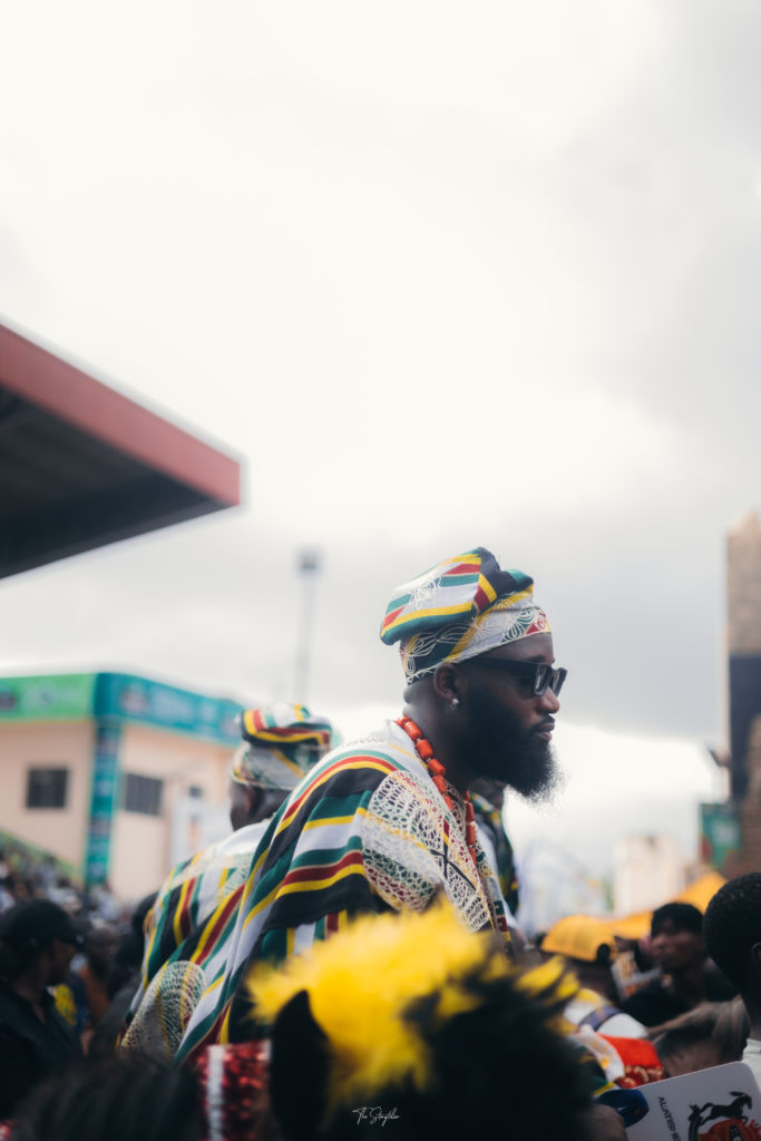 Mayowa Balogun at Ojude Oba 2025. Image by The Storyteller