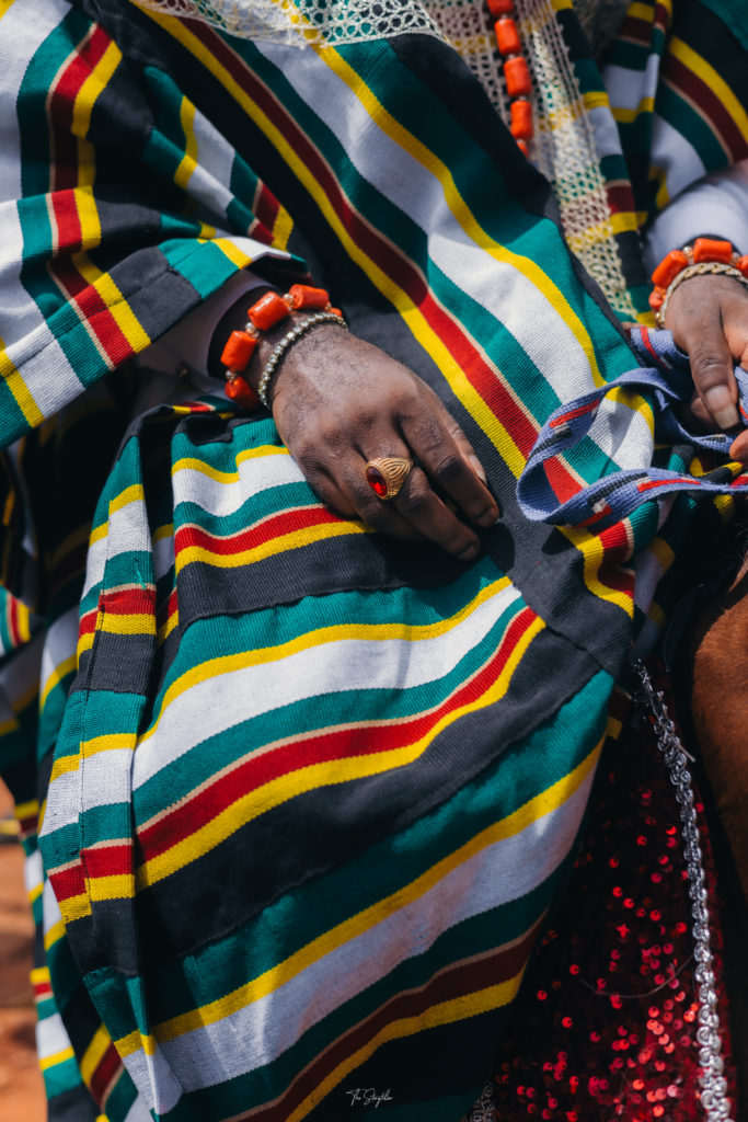 Mayowa Balogun at Ojude Oba 2025. Image by The Storyteller