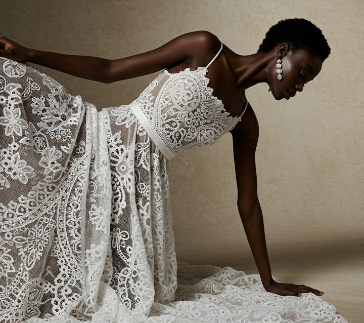Beautiful White Lace Style
