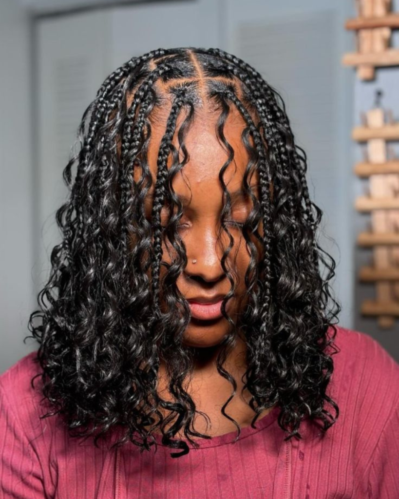 Short Goddess Braids 