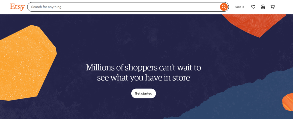 Etsy: an app to make money