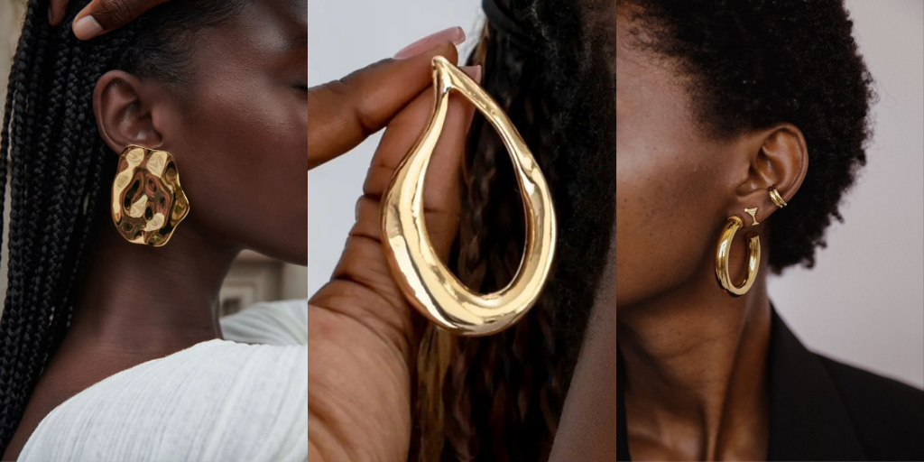 Chunky Earrings Accessory