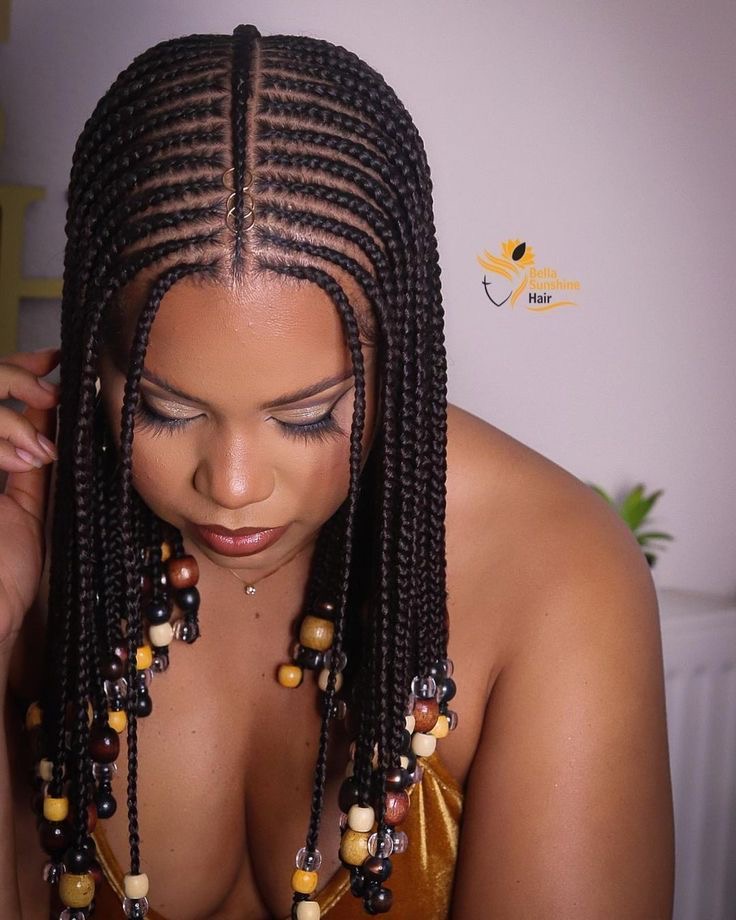 Beaded Precision Fulani Braids