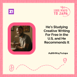 He’s Studying Creative Writing For Free in the U.S, and He Recommends It