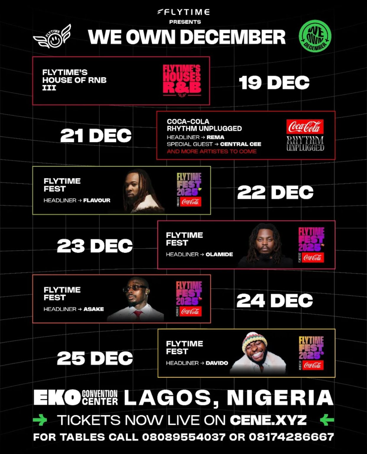Flytime Announces Slate of December Events to Take Over the City