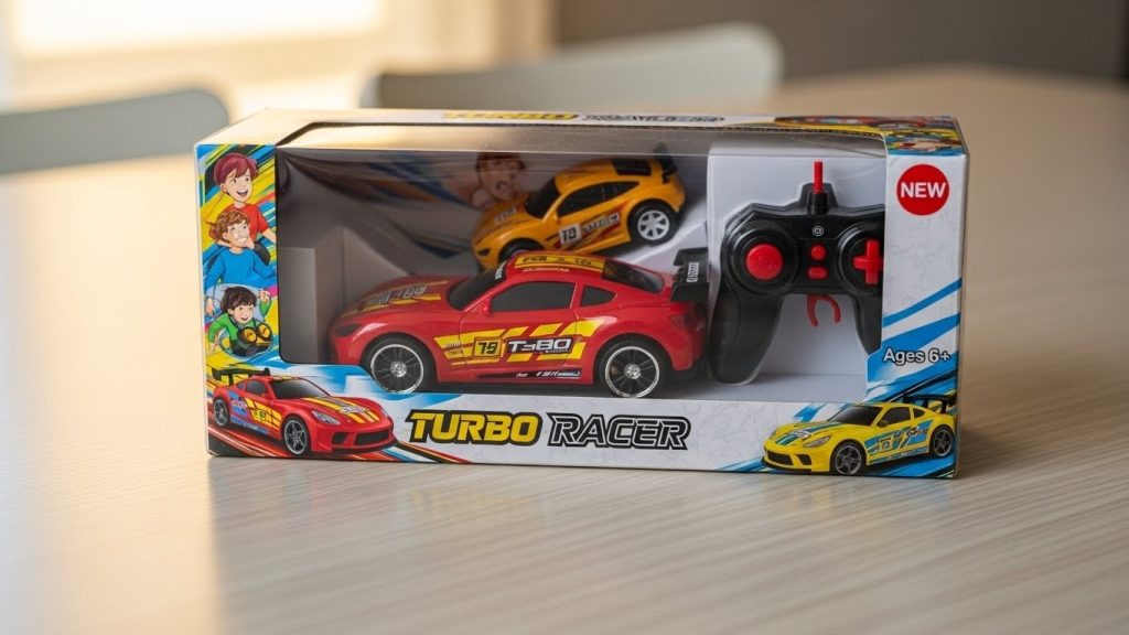 A racing car perfect as Christmas Gift Ideas for kids