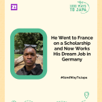 He Went to France on a Scholarship and Now Works His Dream Job in Germany— 1000 Ways To Japa 