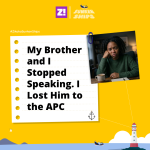 Sunken Ships: My Brother and I Stopped Speaking. I Lost Him to the APC 