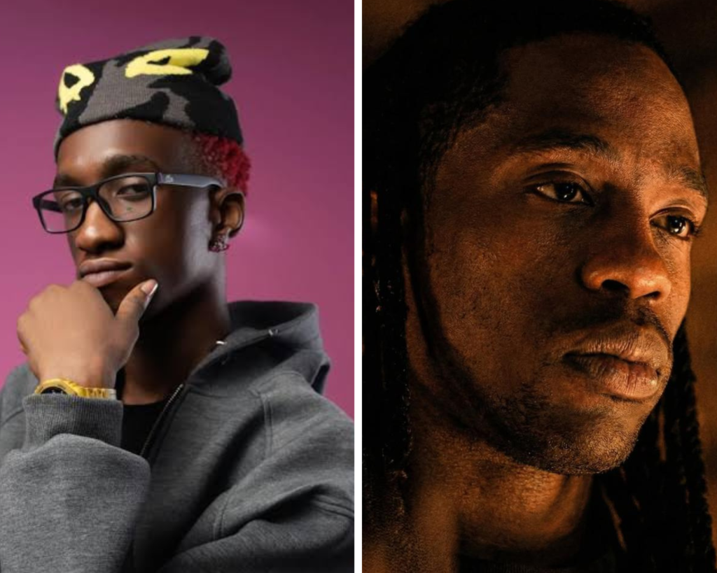 Mavo and Travis Scott as The Bard