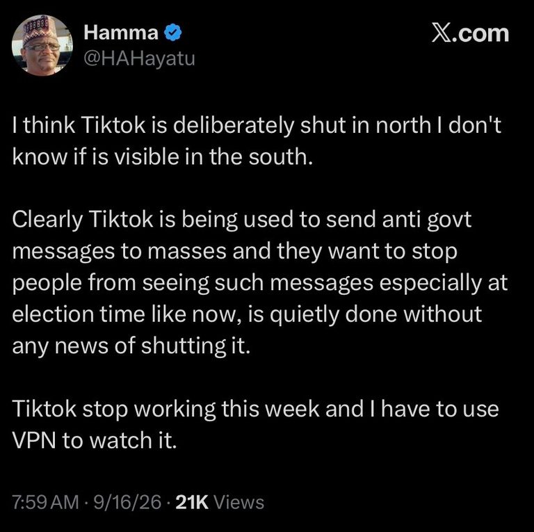 TikTok Access Is Still Restricted in Northern Nigeria