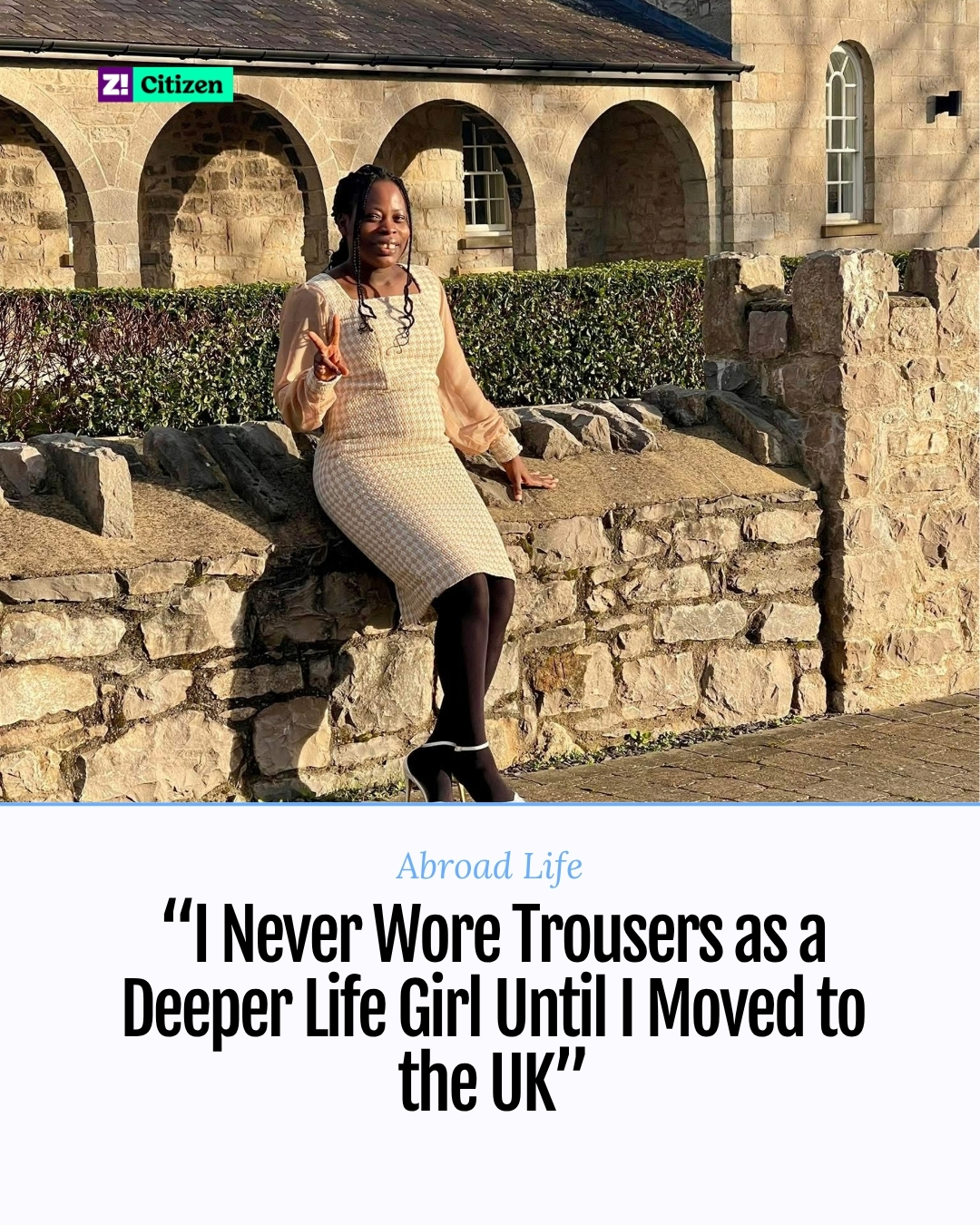 I Never Wore Trousers as a Deeper Life Girl Until I Moved to the UK