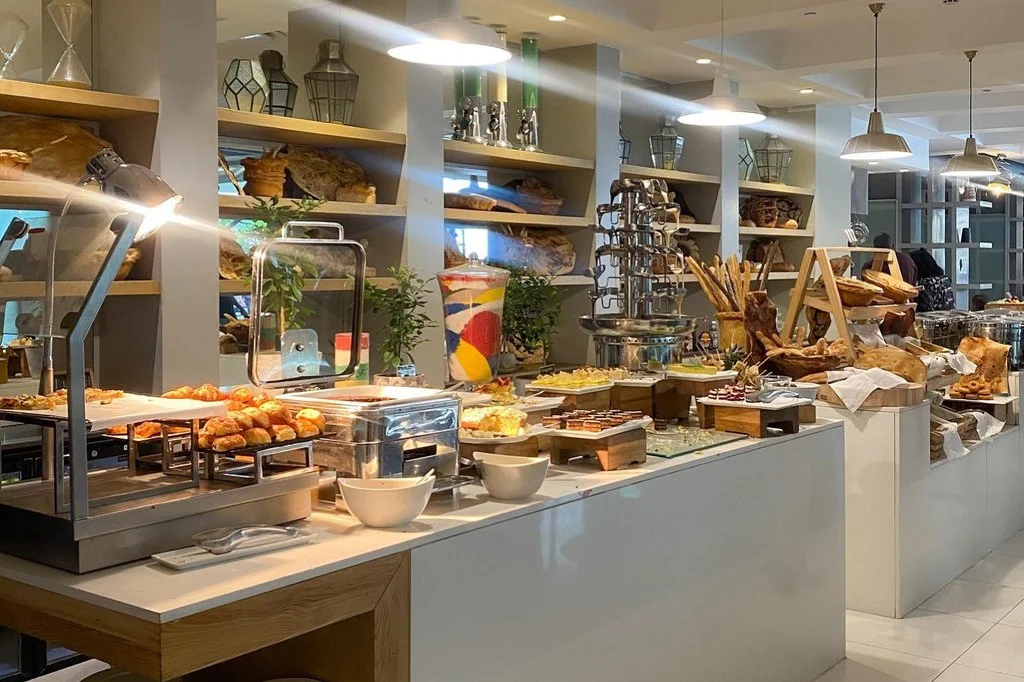 The dessert station at Iyeru Okin, one of the Best Sunday Buffets in Lagos That Cost Under ₦50k