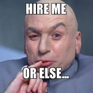To meet my next employer