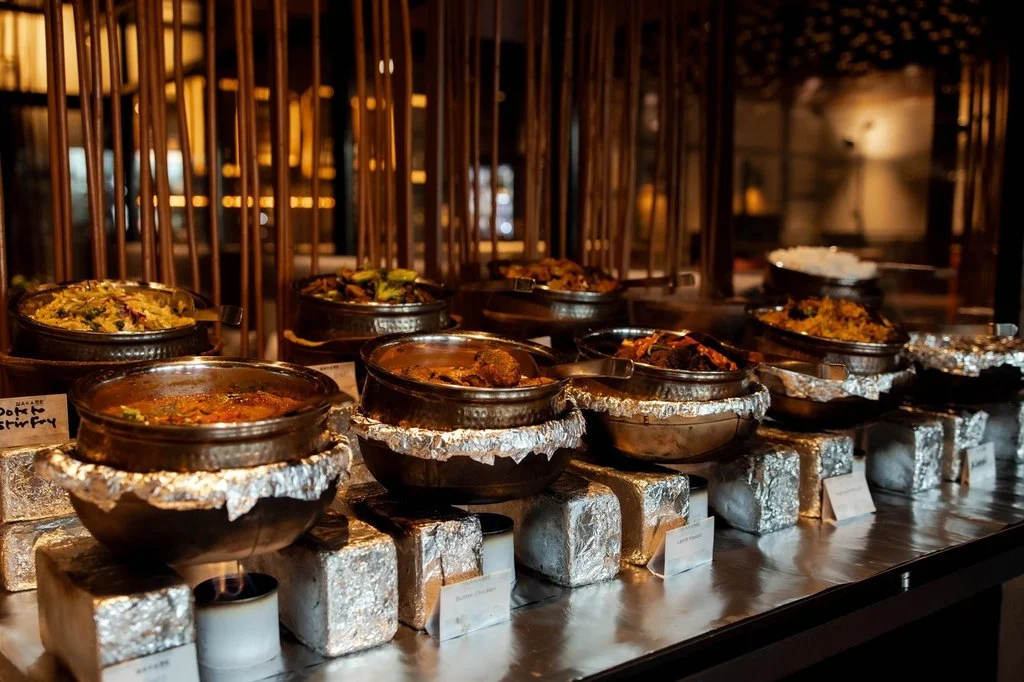 The food spread at Wakeme Restaurant, one of Best Sunday Buffets in Lagos That Cost Under ₦50k